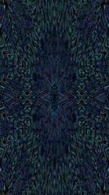 3D soyut parlak çizgiler, dalga, renkli, siyah arkaplan