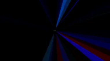 3D soyut parlak çizgiler, dalga, renkli, siyah arkaplan