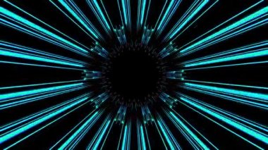 Soyut Kaleydoskop deseni tam renklerle. Sihirli mandala. 4k