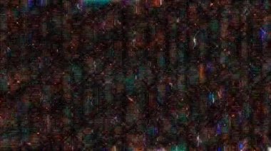 3D soyut parlak çizgiler, dalga, renkli, siyah arkaplan