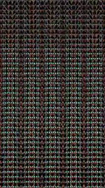 3D soyut parlak çizgiler, dalga, renkli, siyah arkaplan