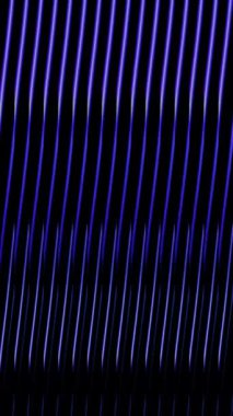 3D animasyon dikey video çok güzel parıldayan mavi çizgiler parlak ışık enerjisi 4K çizgiler pürüzsüz dalgalar parlak ışık efekti, siyah arkaplan