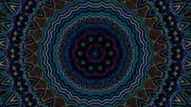 Soyut arka plan hareket eden çizgiler ve parlayan ışık noktaları. Çemberlerle canlandırma