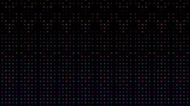 3D soyut parlak çizgiler, dalga, renkli, siyah arkaplan