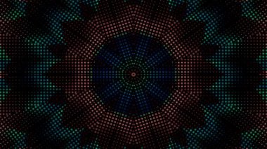 soyut soyut çizgiler parlayan parlak ışık merkezde parlak noktalar, siyah arkaplan