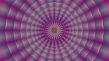 Animated digital abstract. Colorful curved and circular lines on black background, seamless loop