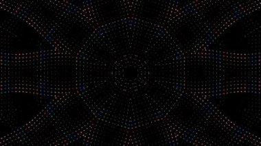 soyut soyut çizgiler göz alıcı parlak ışık merkezde parlıyor, siyah arkaplan