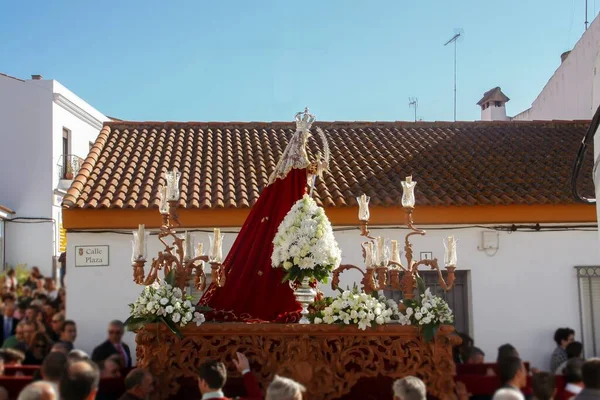 Granado Spanien 2015 Carving Santa Catalina Tas Procession För Att — Stockfoto