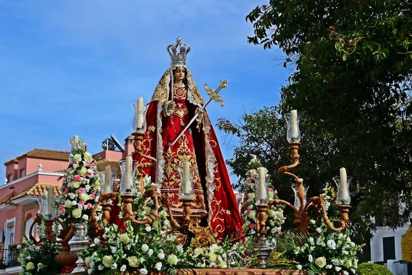 Granado Spania 2017 Sculptură Santa Catalina Luate Procesiune Celebrarea Festivităților — Fotografie, imagine de stoc