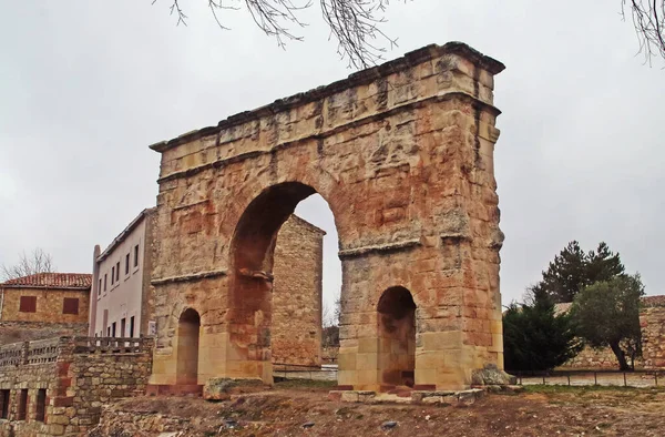 Roman Arch Medinaceli Soria Spain Побудований Між Століттями Нашої Ери — стокове фото