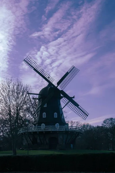 Scandinavian Windmill King Park Malmo Sweden Slottsmllan Windmill Situated Remains — Stock Photo, Image
