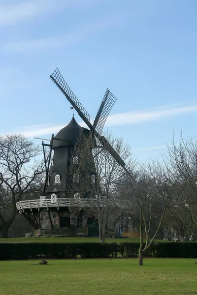 Scandinavian Windmill King Park Malmö Zweden Slottsmllan Een Windmolen Gelegen — Stockfoto