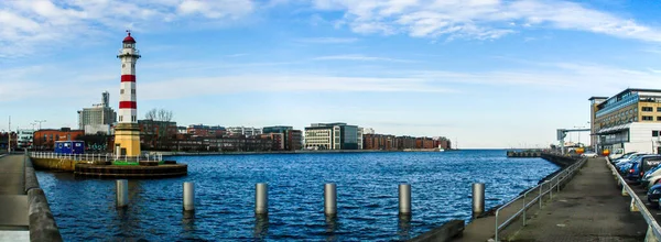 Malmö Szwecja 2016 Latarnia Morska Malmö Znajduje Się Słynnej Skalistej — Zdjęcie stockowe
