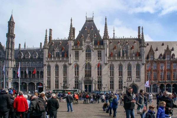 Bruges Belgio 2016 Corte Provinciale Delle Fiandre Occidentali Piazza Del — Foto Stock