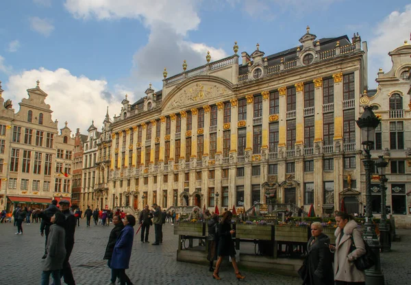 Брюссель Бельгия 2016 Maison Des Ducs Brabant Grand Place Рус — стоковое фото