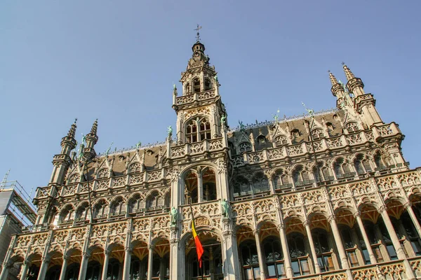 Facciata Della Maison Roi Bruxelles Casa Del Bruxelles Museo Della — Foto Stock