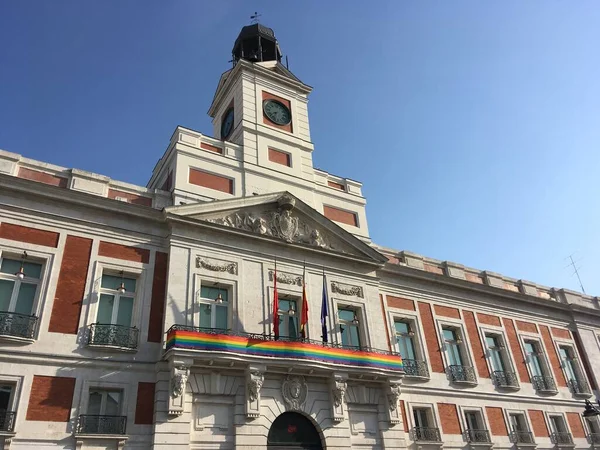 Madrid Spanien 2019 Die Puerta Del Sol Deutsch Tür Der — Stockfoto