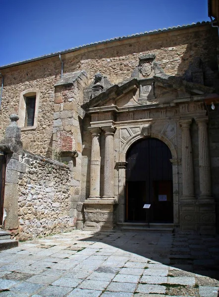 Πόρτα Της Εκκλησίας Της Αγίας Μαρίας Αγία Μαρία Της Παραδοχής — Φωτογραφία Αρχείου