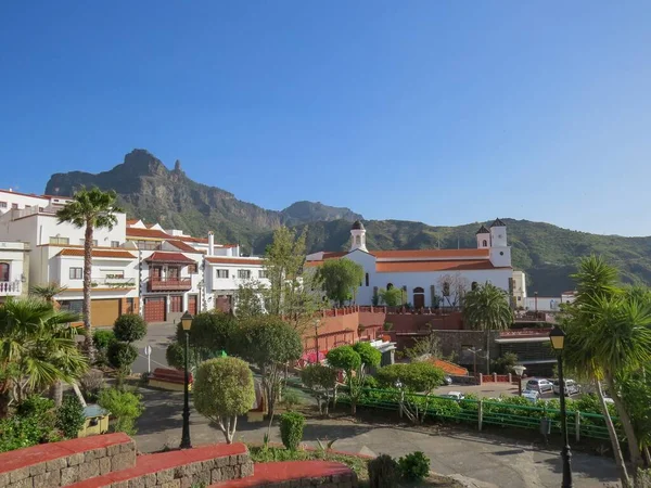Parish Our Lady Socorro Town Tejeda Gran Canaria Island Spain — Stock Photo, Image