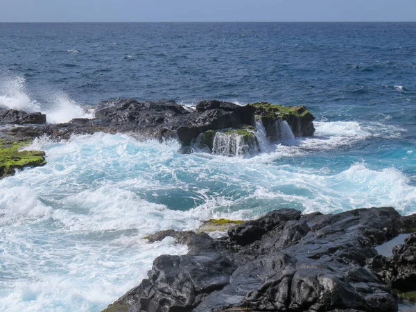 Paysage Côtier Ville Puertillo Île Gran Canaria Espagne Paysage Accidenté — Photo