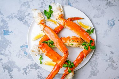 Tasty King crab claws
