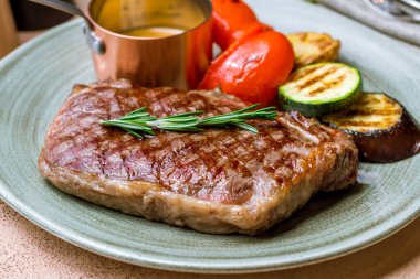 Tasty juicy Striploin Steak