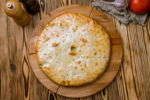 Ossetian Pie Meat Mushrooms — Stock Photo, Image