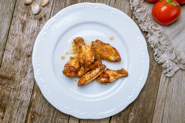 Sabrosas Alitas Pollo Buffalo — Foto de Stock