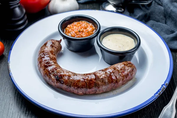 Fried Sausage Beef — Stock Photo, Image