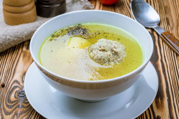 Tasty Kufta Bozbash Soup — Stok Foto