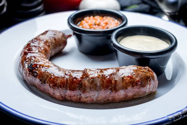 Fried Sausage Beef — Stock Photo, Image