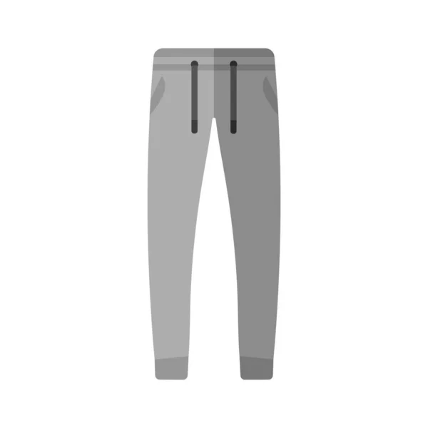 Vector Flat Design Tracksuit Trousers — Image vectorielle