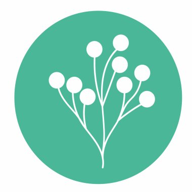 Silhouette. Collection hand drawn, botanical and healing isolated plants.Herbs design template.Twigs and leaves with abstract colorful forms