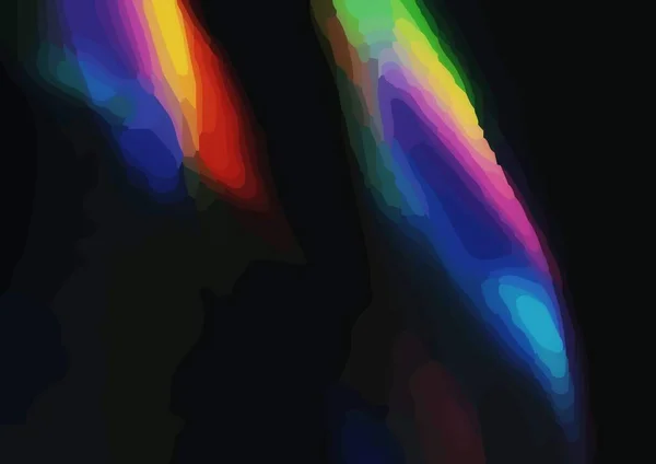 Fotografia Dell Arcobaleno Arcobaleno Sfondo Nero Sfondo Web Abctract Bandiere — Foto Stock