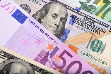 dolar ve euro banknot tablo
