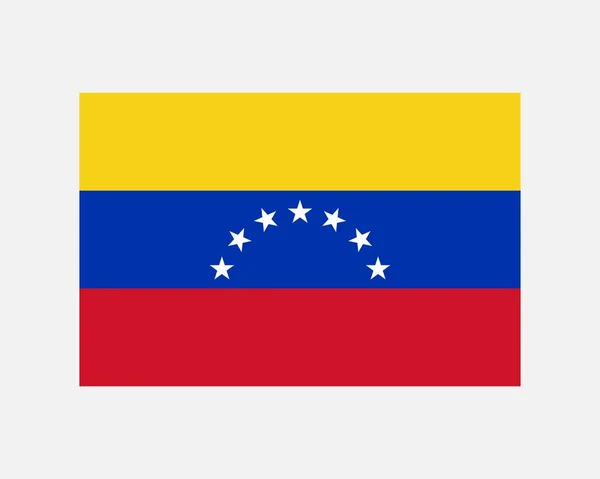 Venezuela Star National Flag Venezuelan Seven Stars Country Flag Bolivarian — Stok Vektör