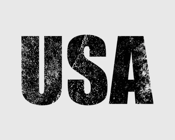 Usa Paint Splash Effect Text Spojené Státy Americké Word Textured — Stockový vektor