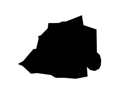 Vatican City Map. Vatican Country Map. Black and White National Nation Geography Outline Border Boundary Territory Shape Vector Illustration EPS Clipart