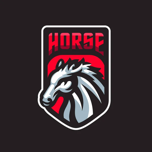 Horse Mascot Logo Suitable Вашого Бізнесу — стоковий вектор