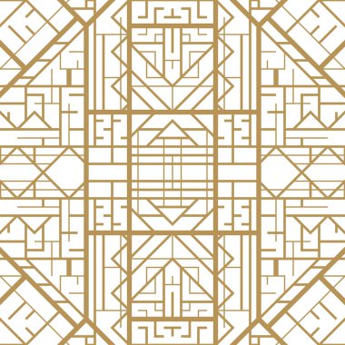 Art deco geometrik desenli arkaplan (1920 'lerin tarzı)