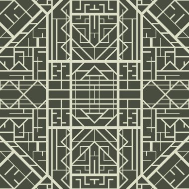 Art deco geometrik desenli arkaplan (1920 'lerin tarzı)