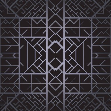 Art deco geometrik desenli arkaplan (1920 'lerin tarzı)
