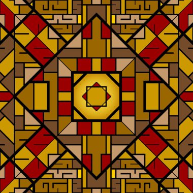 Vektör mozaik arkaplanı - illüstrasyon