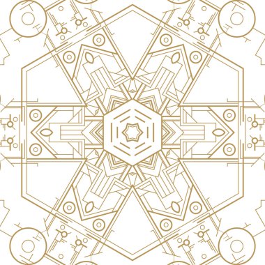 Art deco geometrik desenli arkaplan (1920 'lerin tarzı)