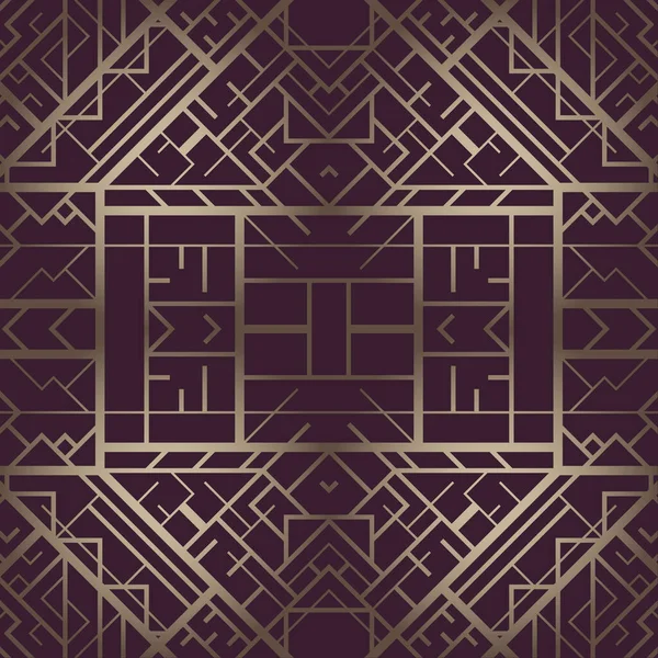 Art deco geometrik desenli arkaplan (1920 'lerin tarzı)