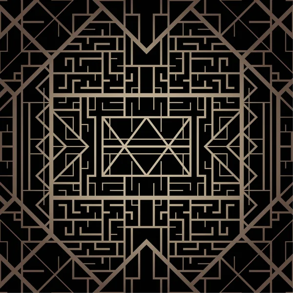 Art deco geometrik desenli arkaplan (1920 'lerin tarzı)