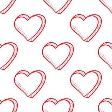 Kalpli kusursuz desen. Vektör çizimi çizimi.