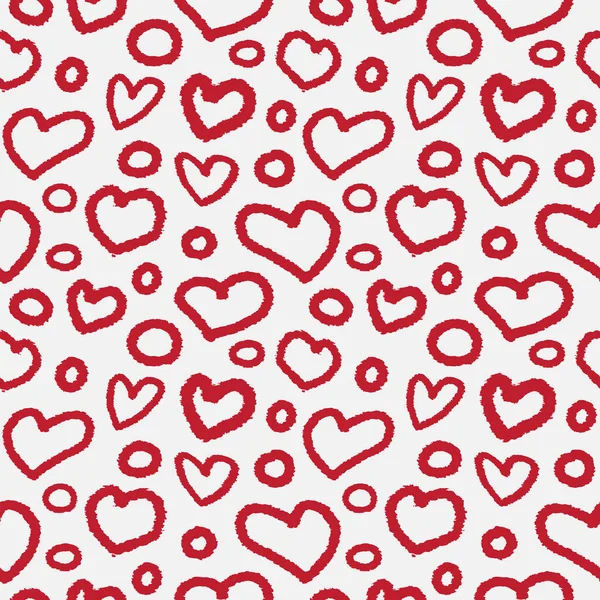 Fondo Sin Costuras Con Corazones — Vector de stock