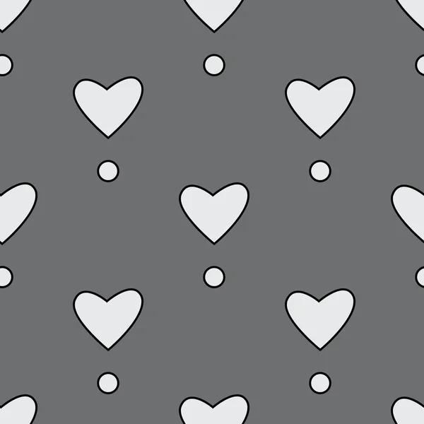 Fondo Sin Costuras Con Corazones — Vector de stock