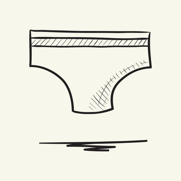 Des Maillots Bain Illustration Vectorielle Dessinée Main — Image vectorielle